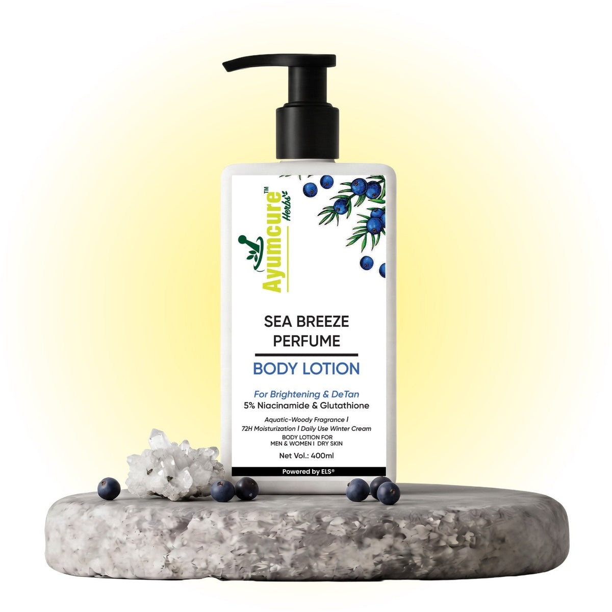 Sea Breeze Perfume Body Lotion | 5% Niacinamide & Glutathione | 72H Moisture | Unisex