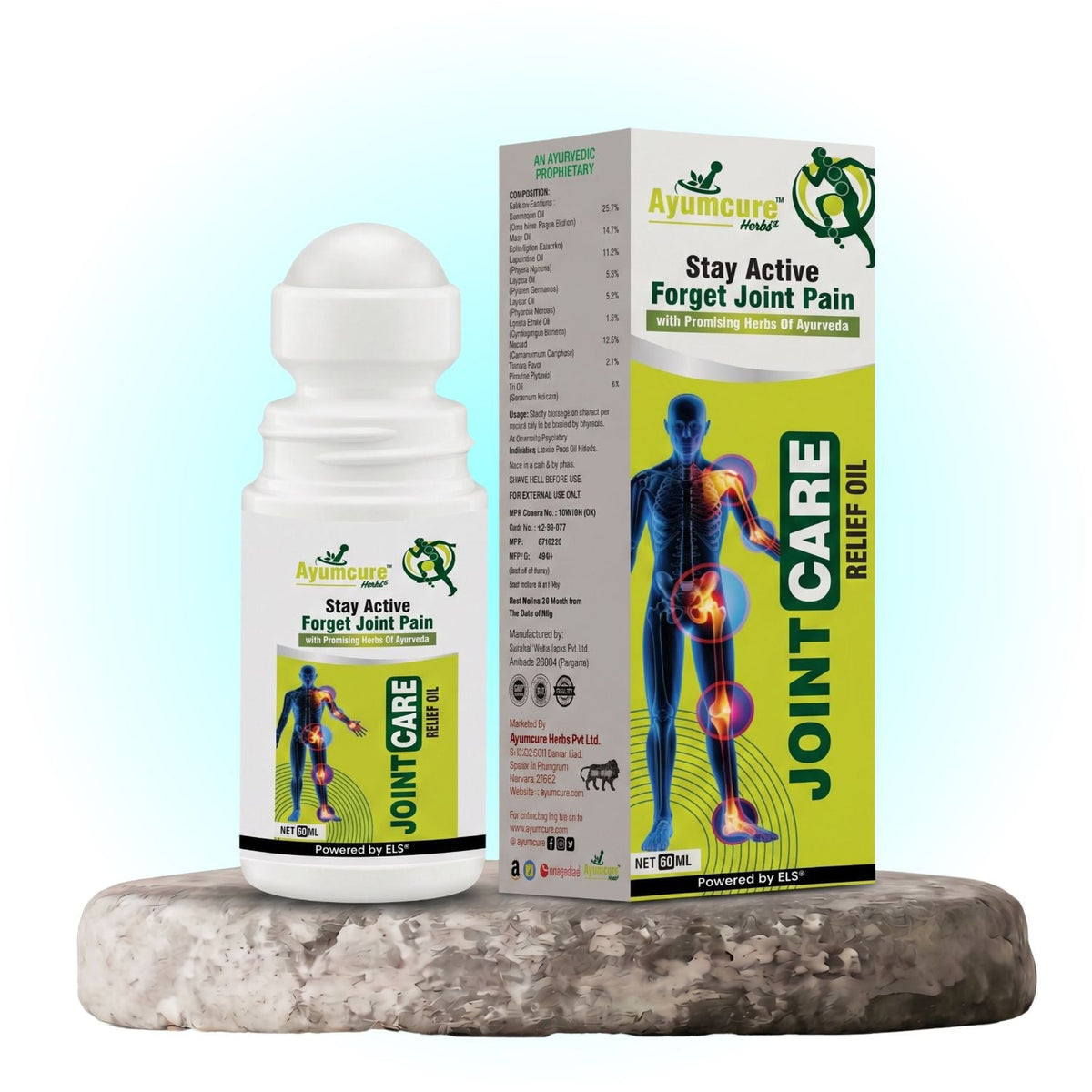 Joint Pain Relief Oil | Knee, Back & Shoulder | Fast-Absorbing Non-Greasy Formula