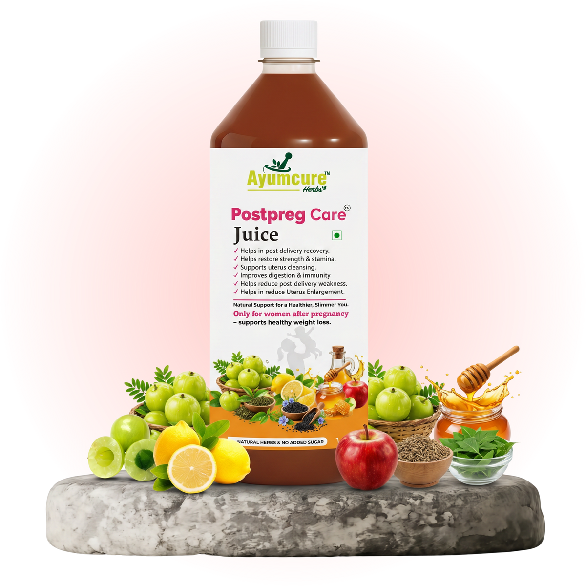 Postpreg Care Juice - Post-Pregnancy Recovery & Belly Fat Reduction - Only For Women