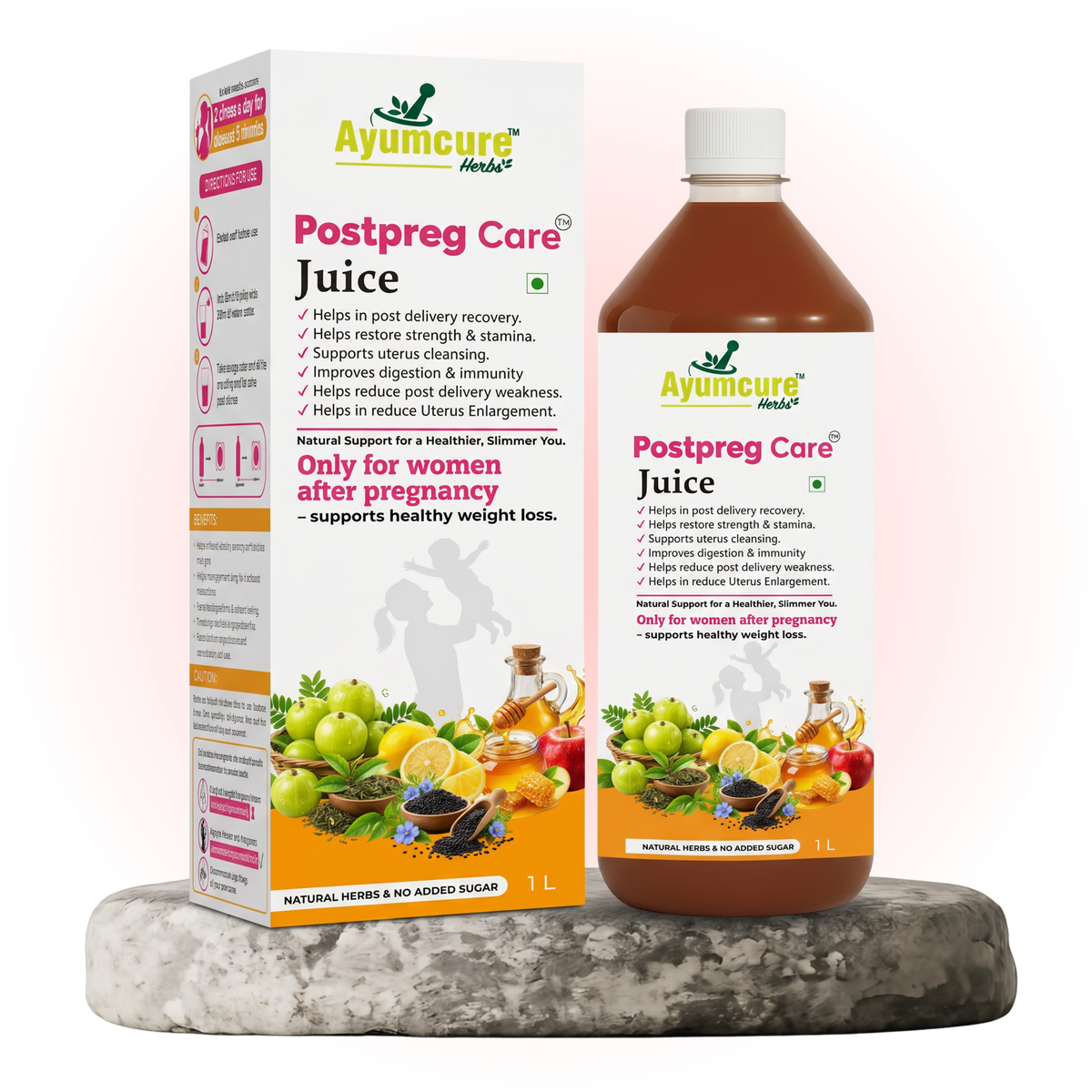 Postpreg Care Juice - Post-Pregnancy Recovery & Belly Fat Reduction - Only For Women