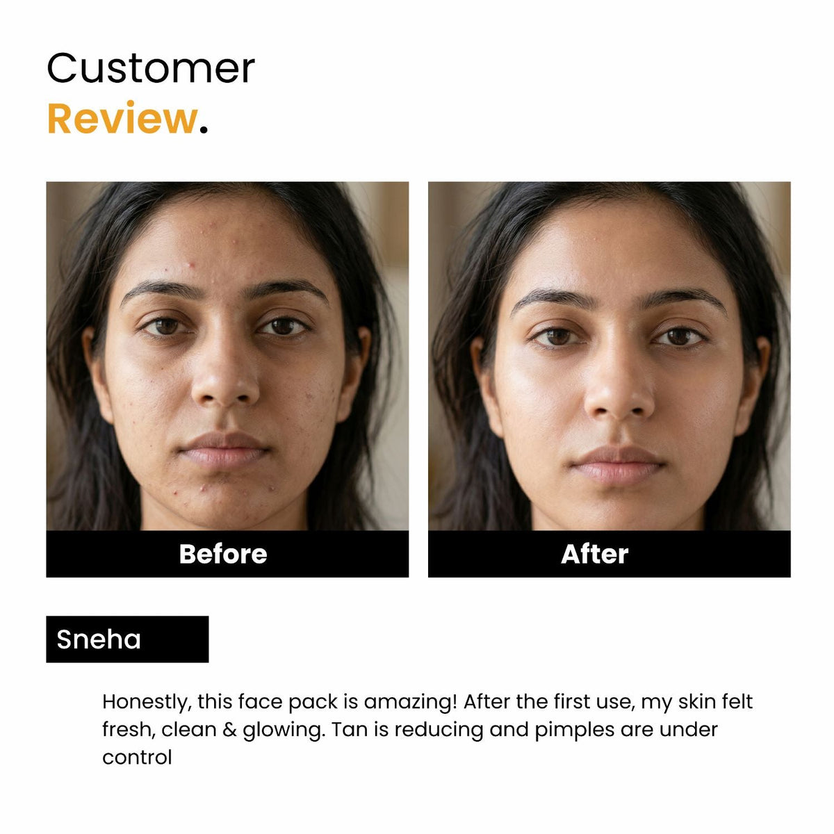 Radiance Face Pack – Kesar, Chandan & Haldi + 3% Niacinamide | Men & Women