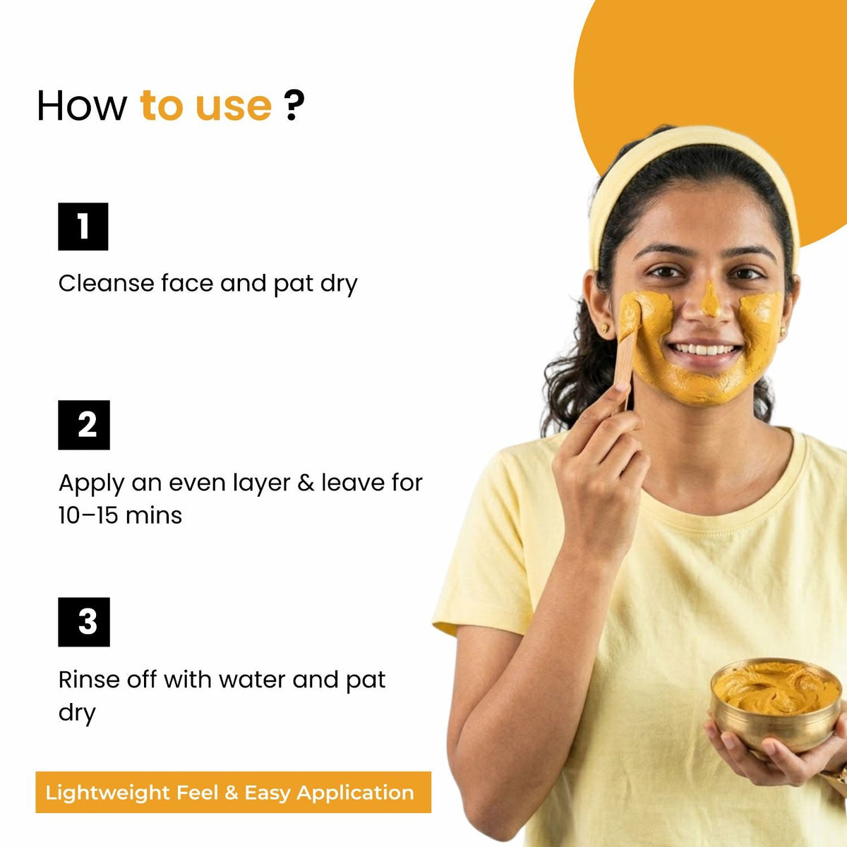 Radiance Face Pack – Kesar, Chandan & Haldi + 3% Niacinamide | Men & Women