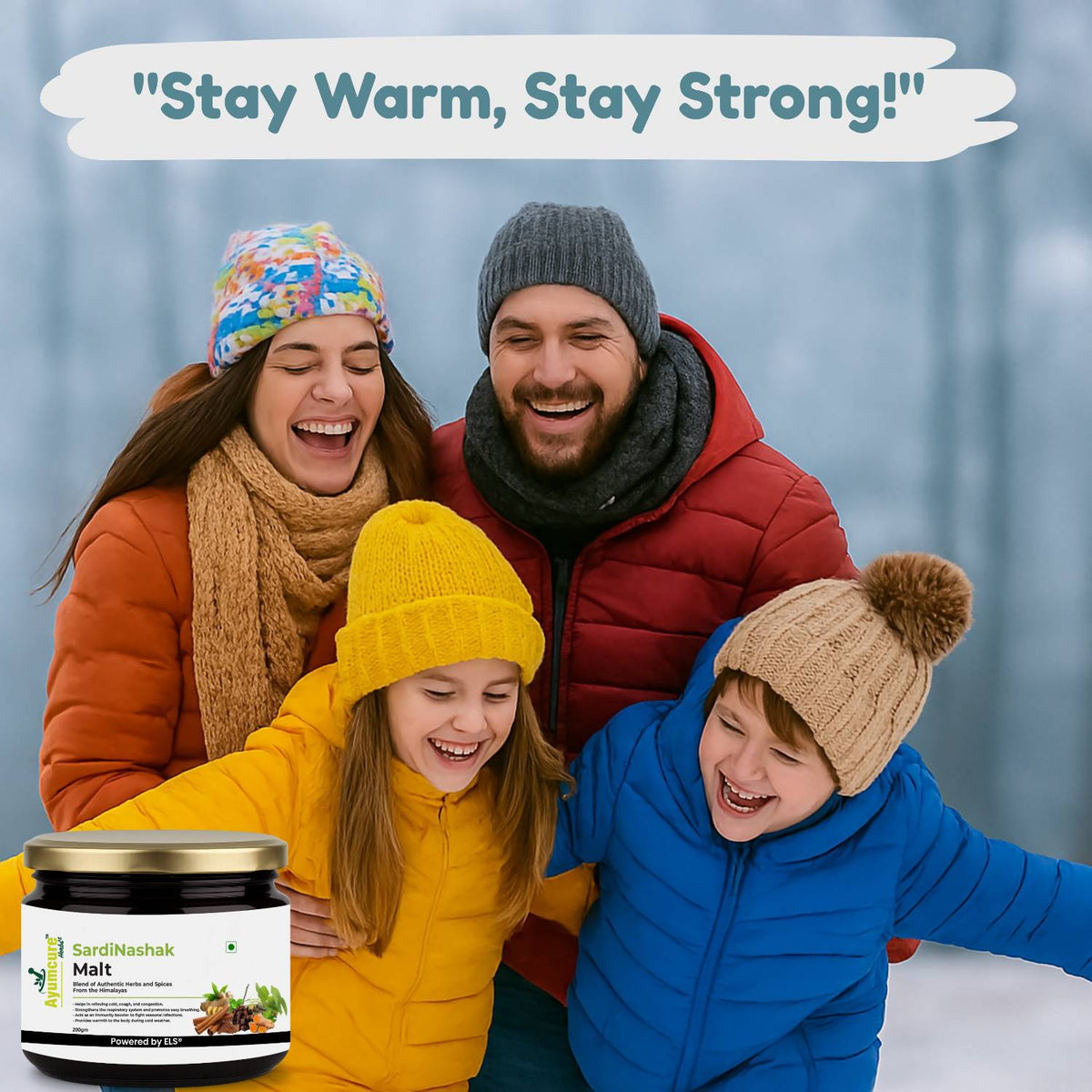 SardiNashak Malt – Cold, Cough & Congestion Relief | 25+ Ayurvedic Herbs & Spices