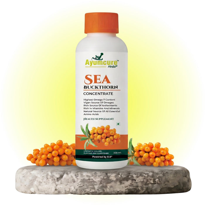 Sea Buckthorn Concentrate – Omega 3,6,7,9 & Antioxidants | Sugar Free | Men & Women