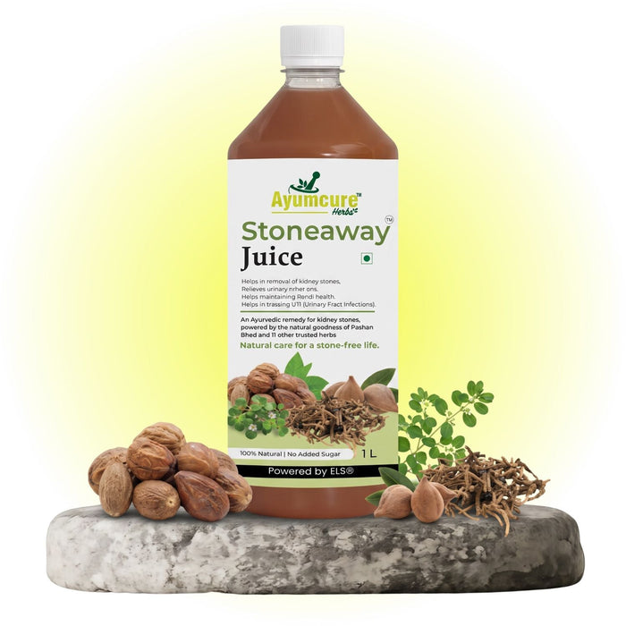 Stoneaway Juice | Pashan Bhed + Gokshura | Kidney Stone & UTI Support | Unisex