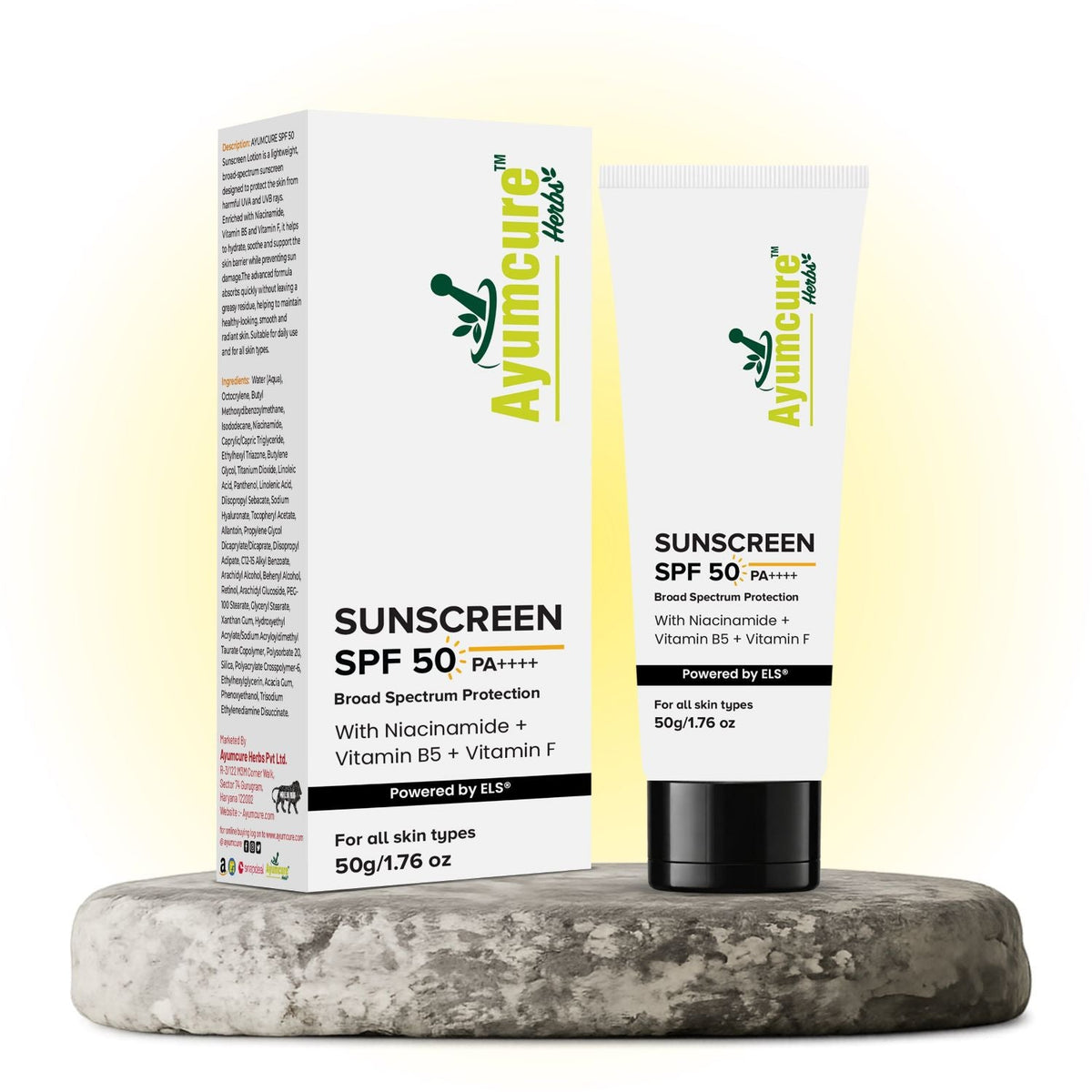 Niacinamide Sunscreen SPF 50 PA++++ | Vit B5 & F | Lightweight | All Skin Types
