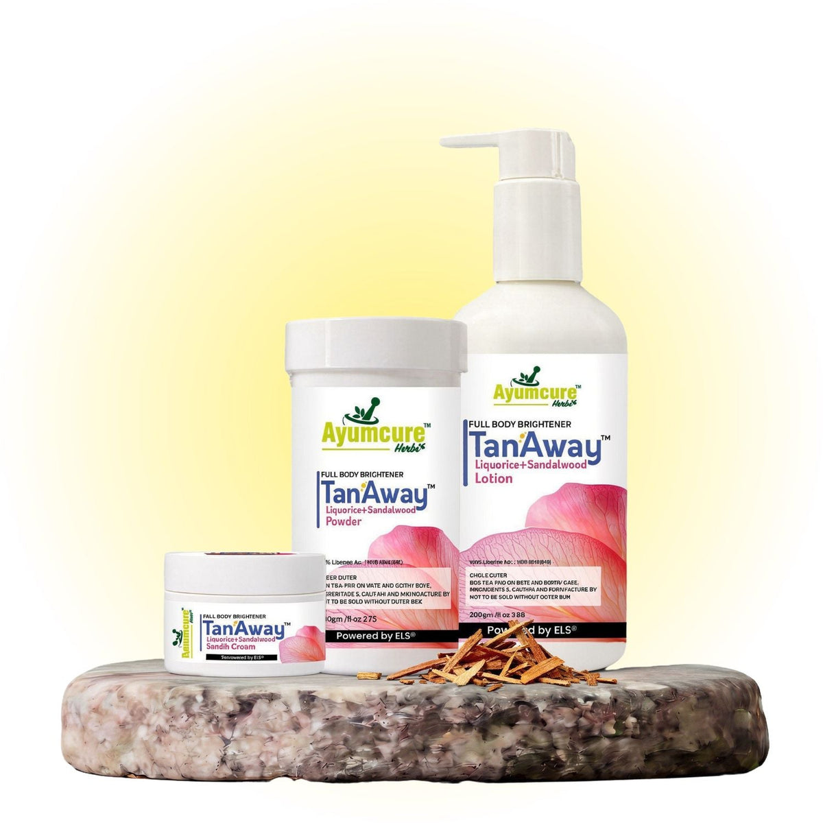 TanAway Full Body Brightening Skin Polish | Liquorice & Turmeric | Men & Women