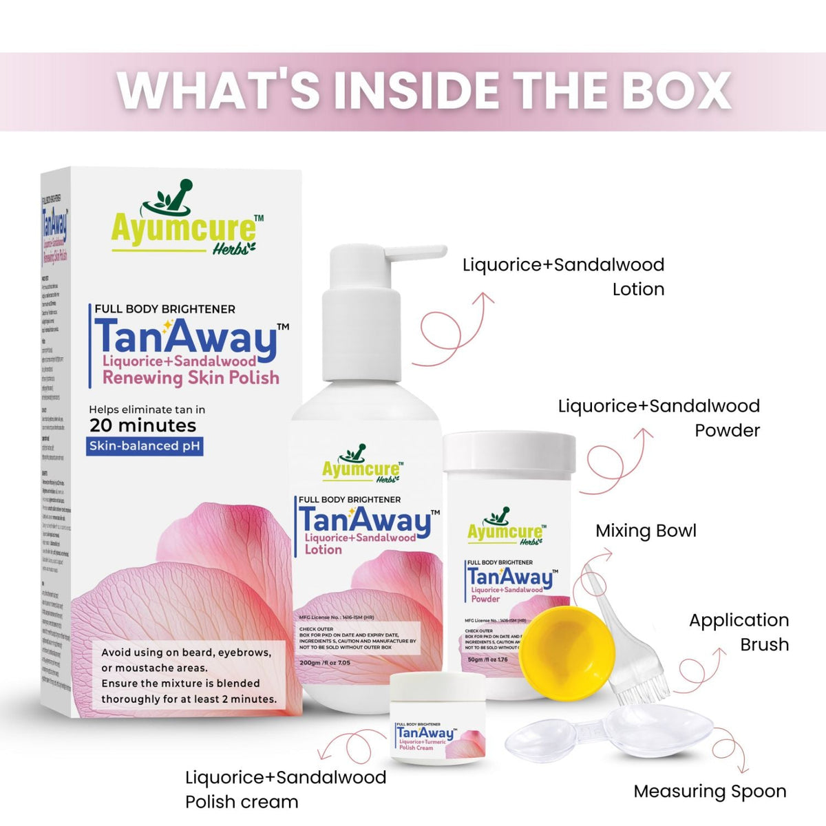 TanAway Full Body Brightening Skin Polish | Liquorice & Turmeric | Men & Women