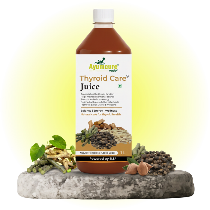 Thyroid Care Ayurvedic Juice | Ashwagandha, Guggul & Licorice | No Sugar | Unisex