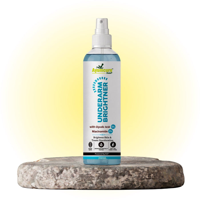 Underarm Brightening Spray – Niacinamide & Glycolic Acid | Fades Dark Spots | Unisex