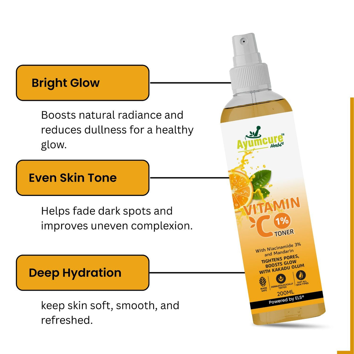 The Vitamin C Routine Duo| Vitamin C Toner & Vitamin C Serum | Unisex