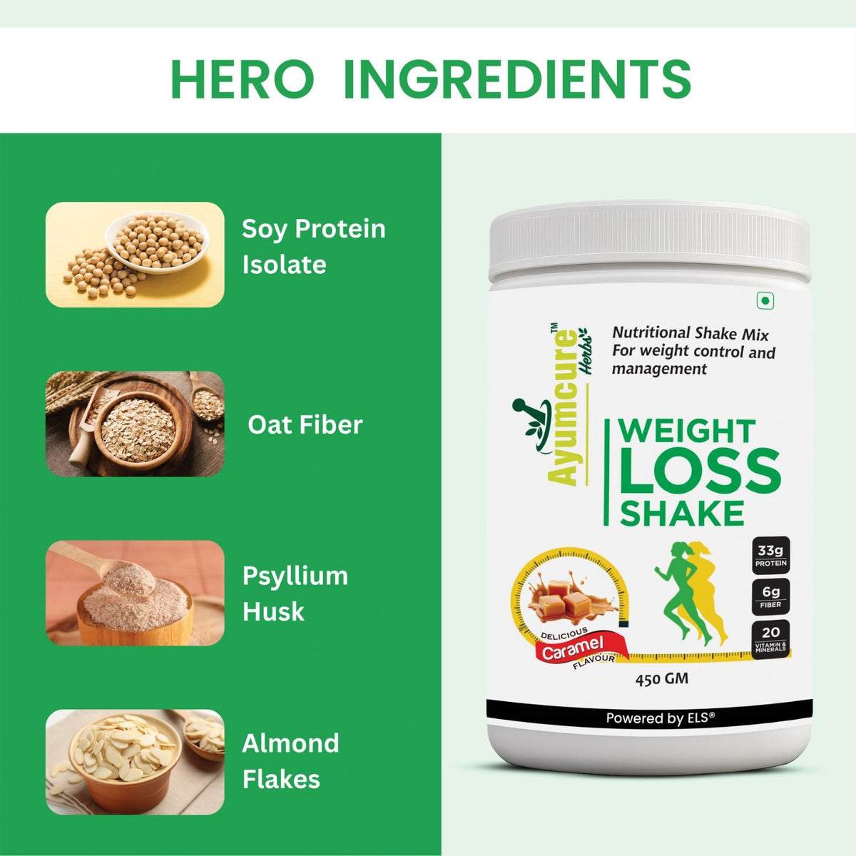Ayurvedic Weight Management Kit – Ayurvedic Fat Burn Capsules + Wellness Juice + Plant Protein Blend | High Protein & Fiber for Natural Fat Burn | Men & Women