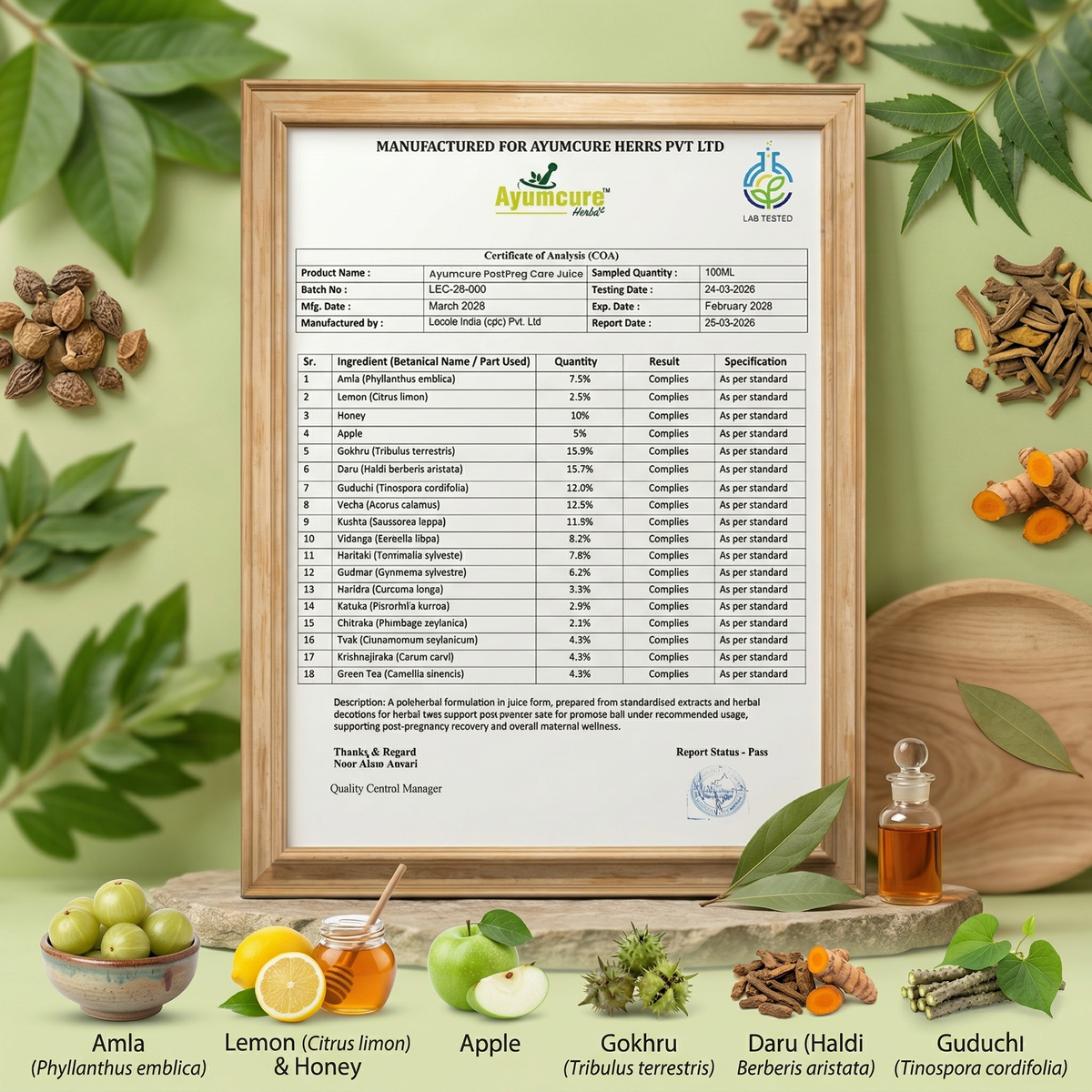 Postpreg Care Juice – Post-Pregnancy Recovery & Belly Fat Reduction | Only For Women
